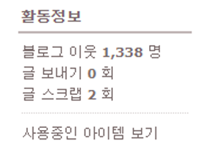  소중한 블로그 이웃 인연이 1300명이 넘었습니다