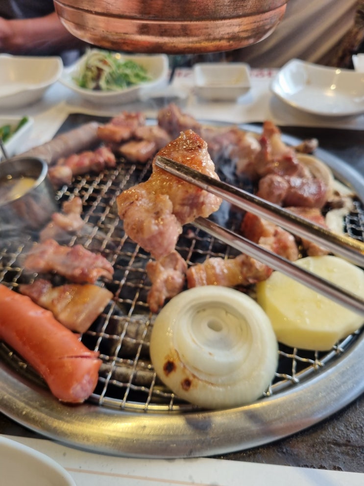 제주 애월 부모님과 함께 가기 좋은 흑돼지 고깃집 다인라이브가든