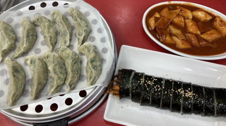 마포만두 : 여의도역 일요일에도 24시간 영업하는 간단히 먹을수 있는 가성비 분식집! (김밥, 떡볶이,혼밥 내돈내산)