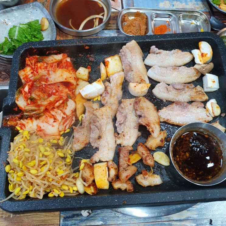  대구감삼역맛집 뒷고기가 맛있고 유명한 백곰식당(feat.냉삼)