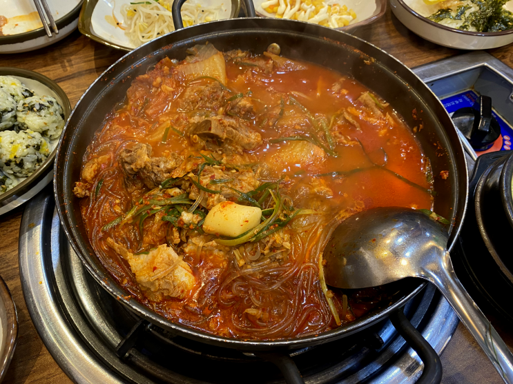  서울 송파구 돼지 갈비찜 맛집! 옛촌매운 갈비찜!