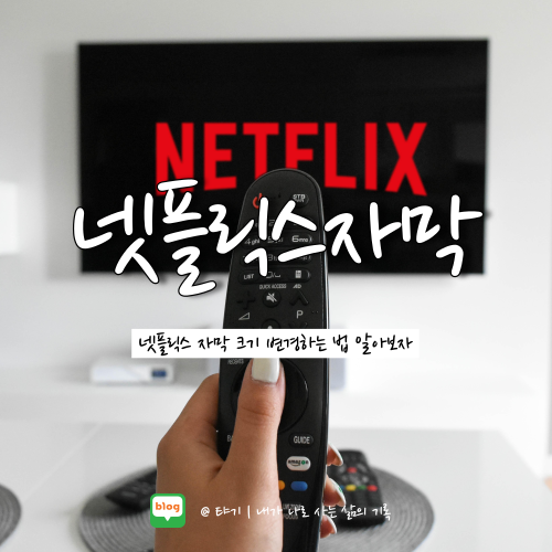 넷플릭스 자막 크기 설정 5초 만에 바꾸는 방법 알아보자 : 네이버 블로그 넷플릭스 자막 크기 설정 5초 만에 바꾸는 방법 알아보자 : 네이버 블로그