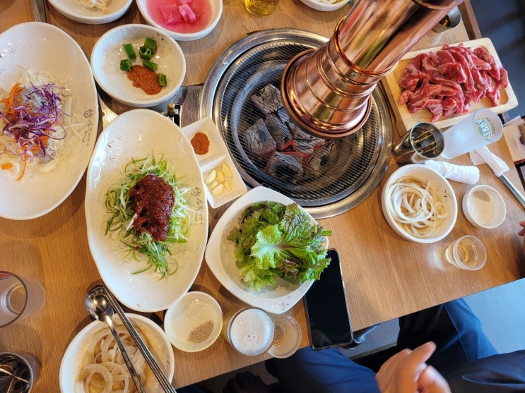  6월 27일 오랫만에 직원들과 식사를