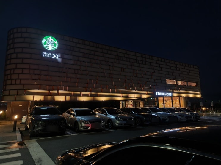 부산 스타벅스 명지강변DT점 / 드라이브스루 / 부드러운생크림카스텔라