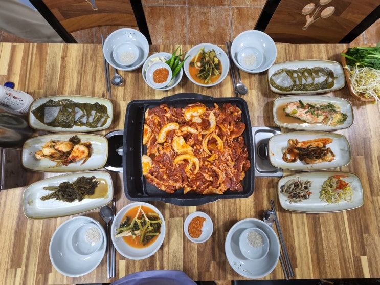  양산백숙 오리불고기 부뚜막가든, 양산 상북면맛집