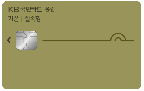  [카드 REVEIW] 국민카드 가온올림(실속형)카드, 신용카드 발급 후기, 무실적카드 추천, 20대 신용카드 추천, 카드혜택정리, 포인트 적립카드 추천