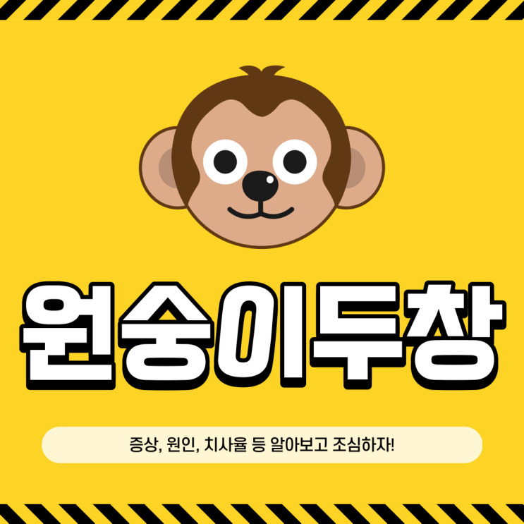 원숭이두창 원인, 증상 알아보자!