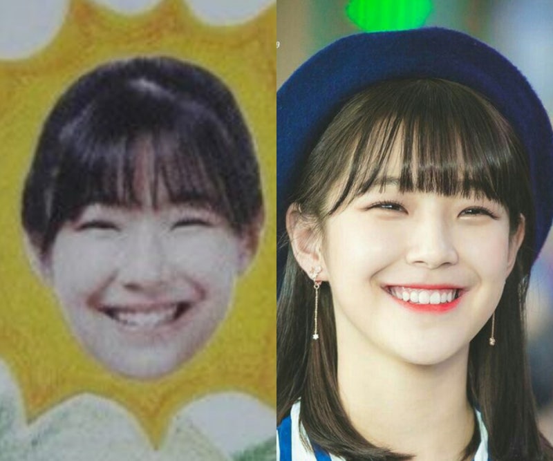 프로미스나인 백지헌 교과서 모델 시절 귀여움 과즙미 폭발 나이 몸무게 키 학력 검정고시