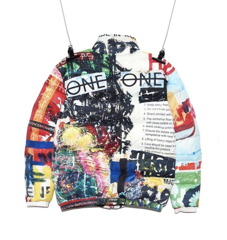  PEACEMINUSONE PMO PUFFER JACKET #1 Multi
