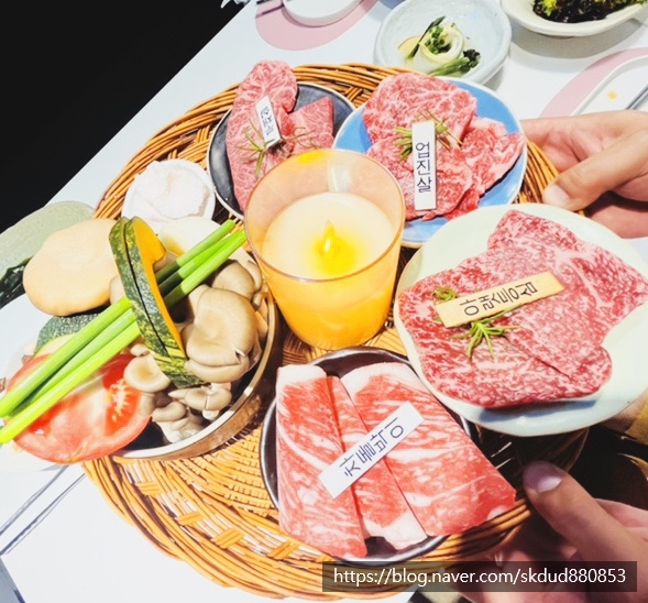  원주 한우 투뿔 꽃바구니 특 모둠세트 한우 맛집 "JH 정육 식당"