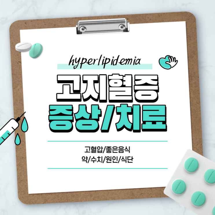  고지혈증 증상 및 치료 【#고혈압 #좋은음식 #약 #수치 #원인 #식단 #이상지질혈증】