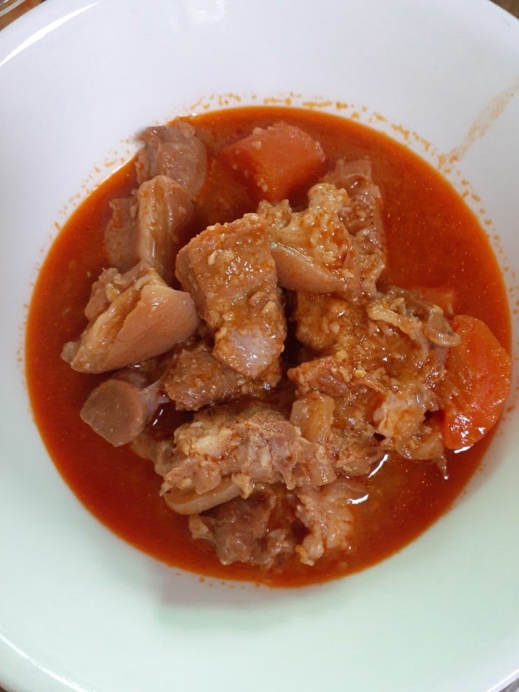  돼지사태찜만드는법