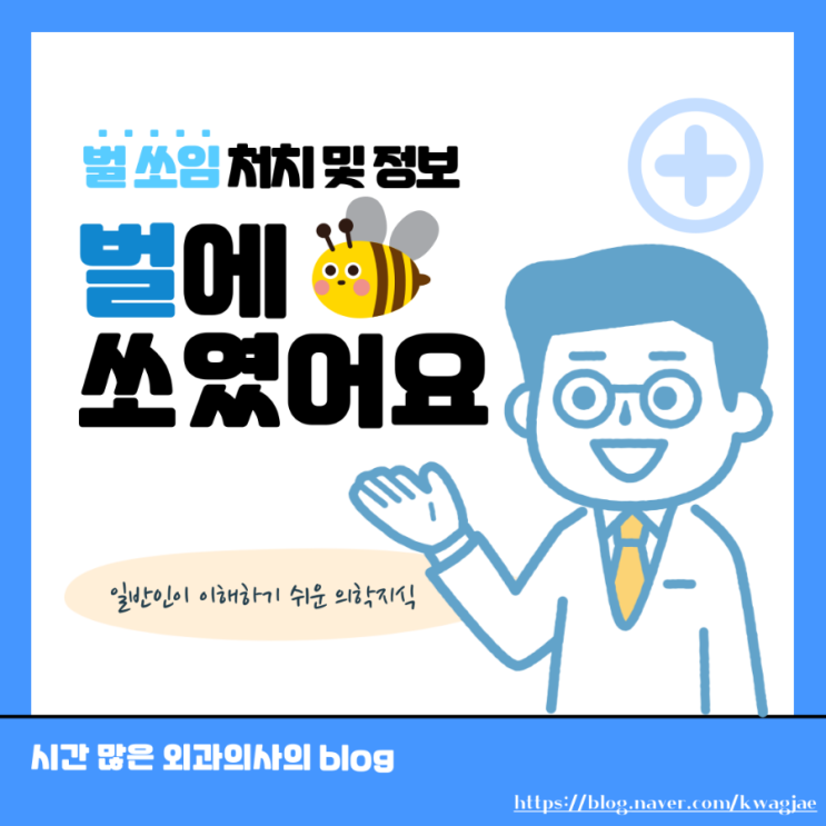 벌에 쏘였어요. 벌 쏘임 처치는?