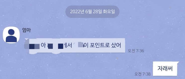  [22.06.28]출가한 효녀의 하얀거짓말.
