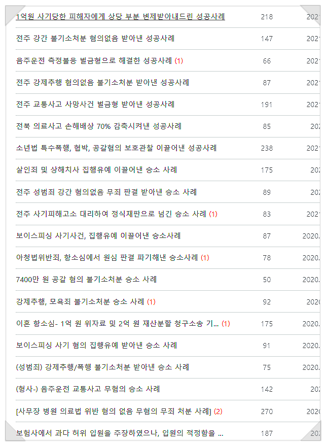 익산변호사? 재판 패소 당하기 싫은 분만 보세요.