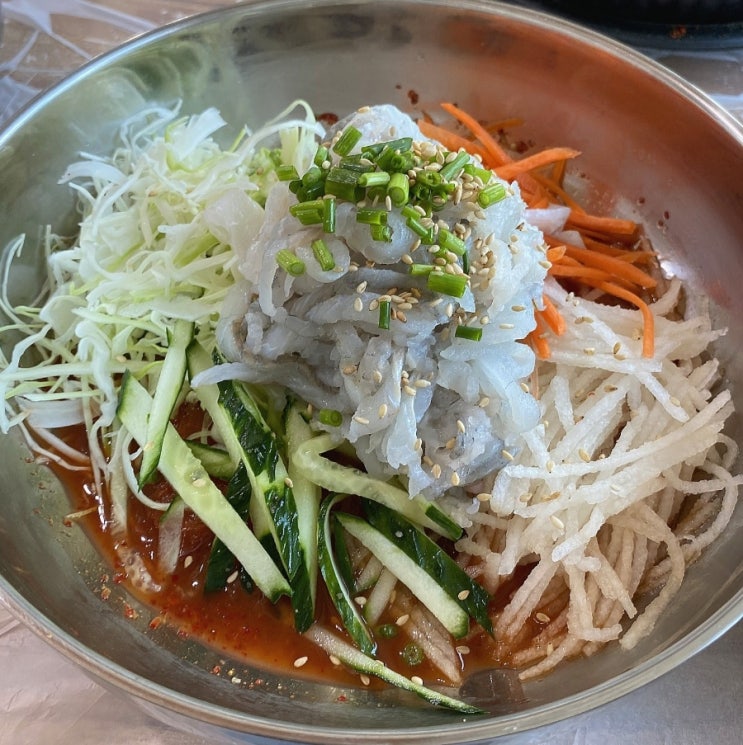  [울산]울산 주전 오션뷰 횟집/물회를 시키면 매운탕을 주는 남일횟집!