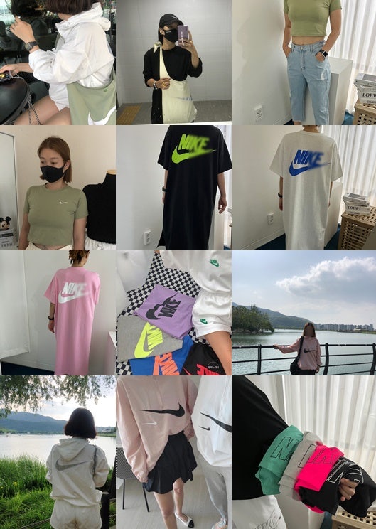 나이키 아노락세트 롱원피스 반팔티 반팔세트 바람막이 여성 남성 공구