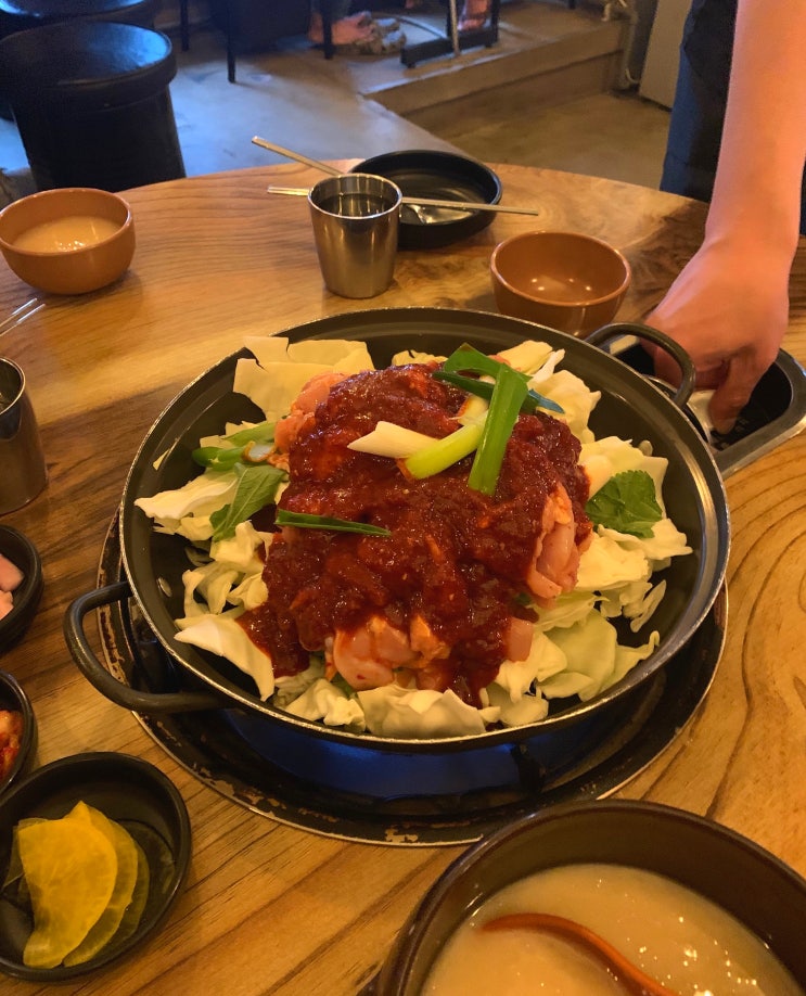  강남 맛집 :: 닭갈비맛집 닭갈비전에서 누룽쥬