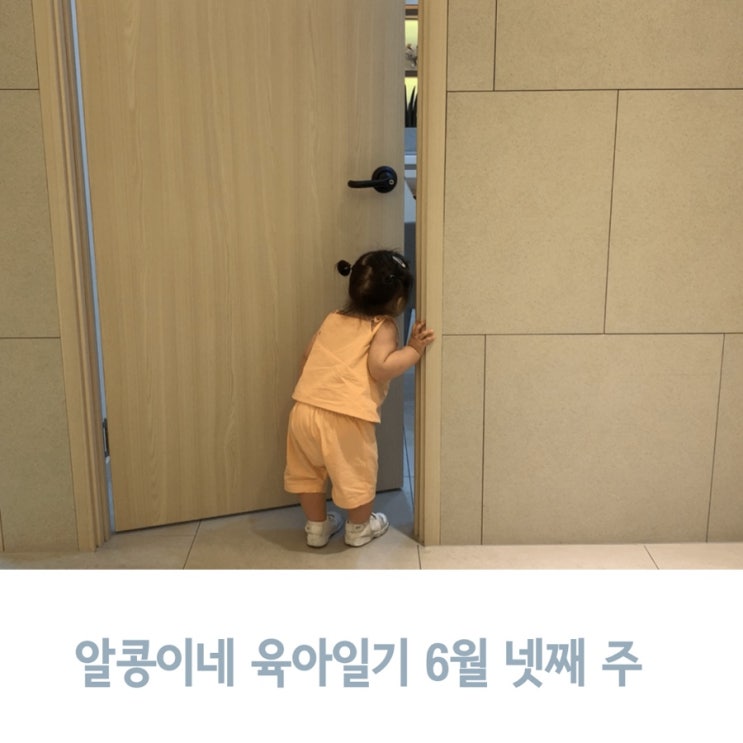  알콩이네 육아일기 6월 넷째 주, 어린이집 보내니 감기를 달고 사는 아기