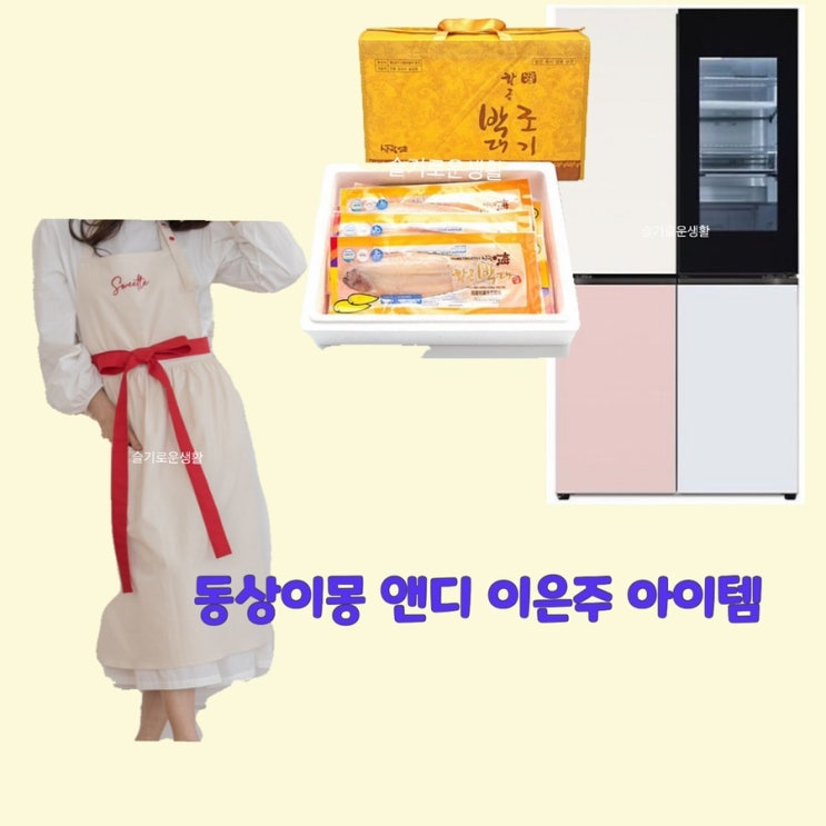  앤디 이은주 앞치마 냉장고 박대구이 동상이몽251회 옷 패션