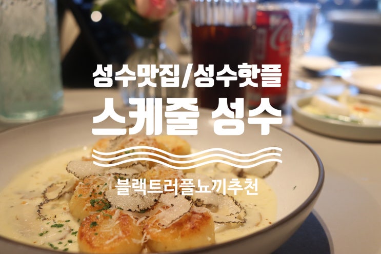  성수맛집/성수핫플 스케줄성수  분위기 좋은 레스토랑 내돈 내산 후기