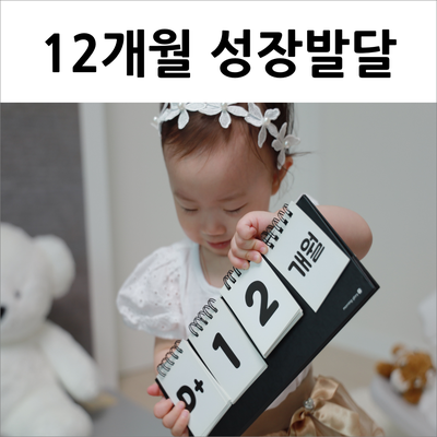 12개월 완벽한 분리수면 성공, 유아식 시작