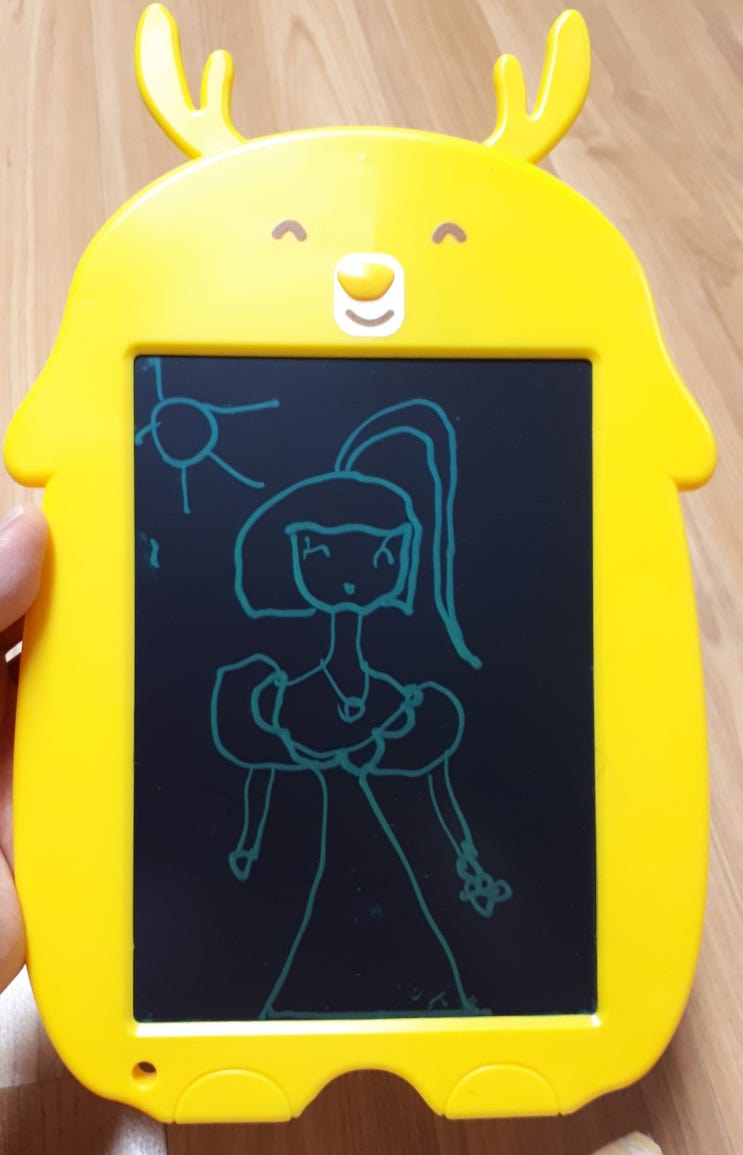 어린이 그림, 낙서장 케미 LCD 전자 노트 태블릿 HIBN-C85A 사용 후기 리뷰