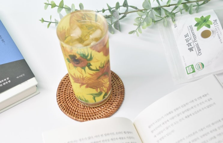  [티백차]힐링앤팜 페퍼민트티로 만드는 아이스 페퍼민트