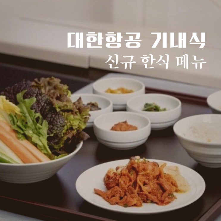  대한항공 하와이 기내식 후기 KE054, KE053 신규 한식 메뉴  제육볶음 극호