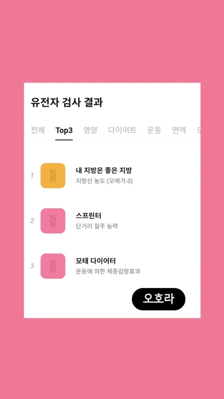  뱅크샐러드 유전자검사 후기와 신청 방법과 결과 기간