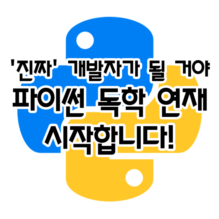 파이썬 독학, 꿈 찾아 시작! 파이썬 독학, 꿈 찾아 시작!
