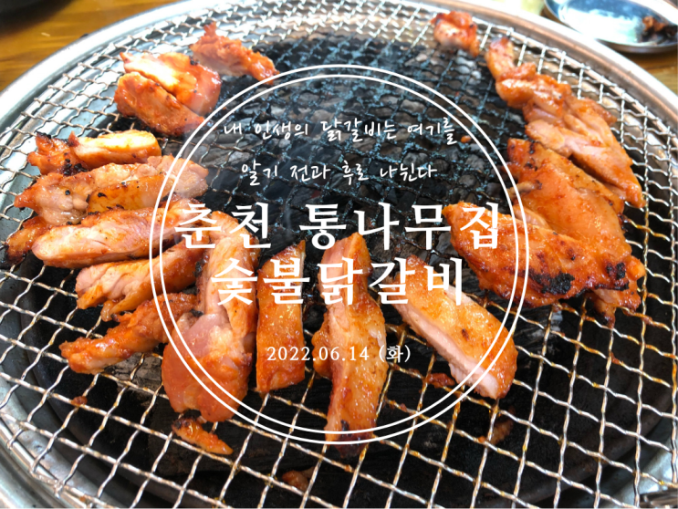  [춘천] 내 인생의 닭갈비는 여기를 알기 전과 후로 나뉜다 통나무집숯불닭갈비 - 2022.06.14(화)