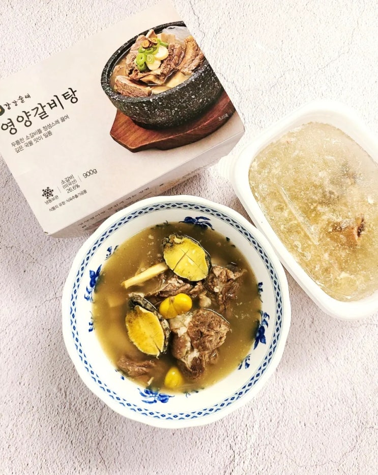 [역삼동맛집] 강강술래 영양갈비탕 밀키트 강추! +고기집보다 맛난 꿀팁