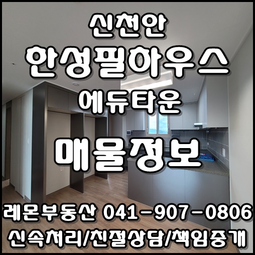  천안역 필하우스 에듀시티 (구 신천안 한성필하우스 에듀타운) 매물정보