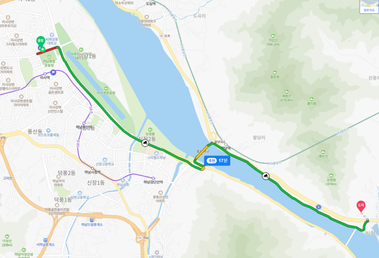 해발 590m 경치가 너무 좋은 예빈산_하남시민추천