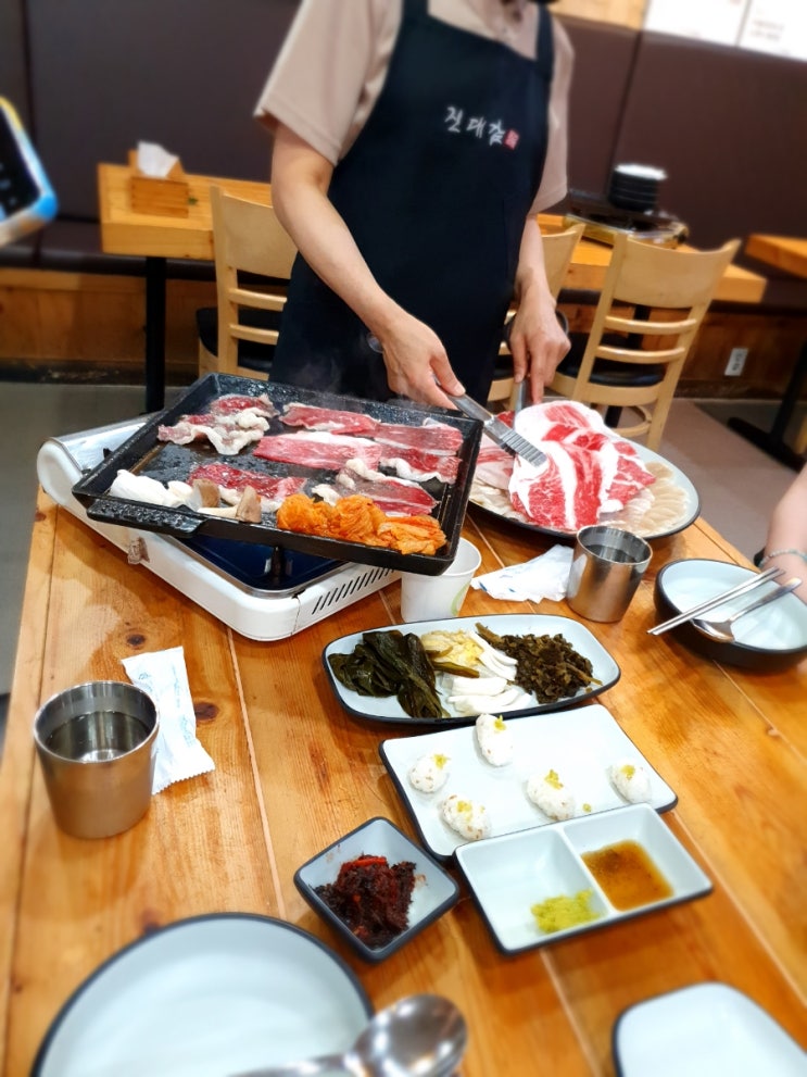  정말 맛있는 한우차돌삼합, 맛있지만 양이 아쉬웠던 진대감 강남역 교보타워점