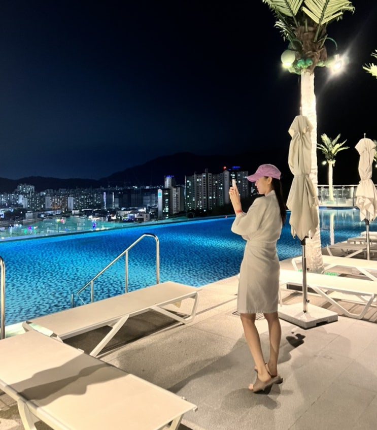  대구 수성호텔 루프탑 수영장