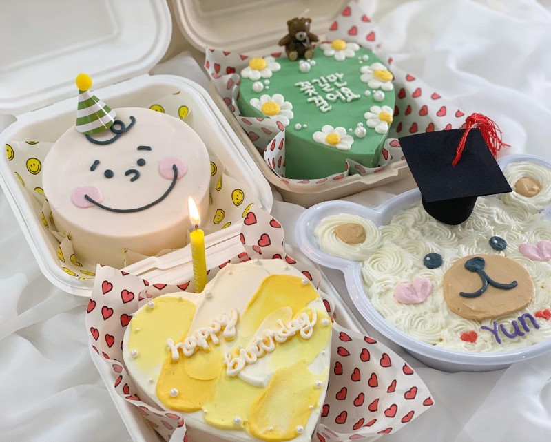 Bento Cake / Lunchbox Cake / 도시락케이크 - Yun's