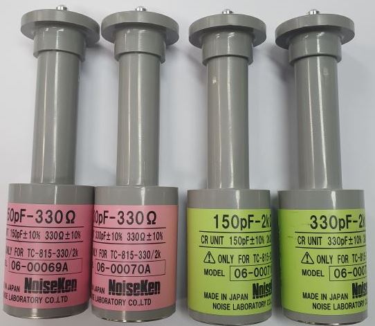  NOISEKEN CR Unit렌탈 , ISO10605 규격대응용 CR Unit 렌탈(150pf-330ohm, 330pf-330ohm, 150pf-2kohm, 330pf-2kohm)