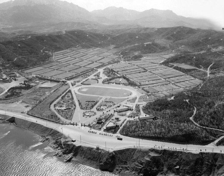  국립현충원 옛날 항공 사진(1965년, 1973년)