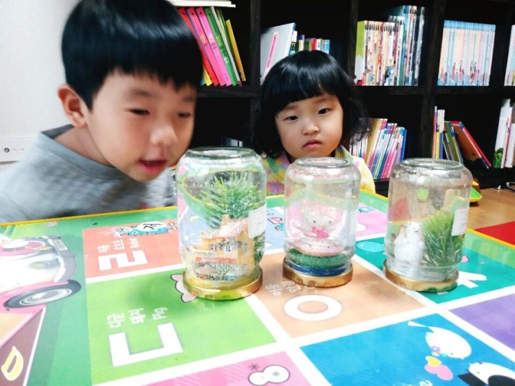  [엄마표 만들기] 크리스마스 스노우볼 만들기