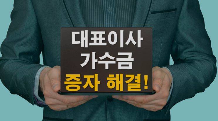  대표이사 가수금 증자로 해결