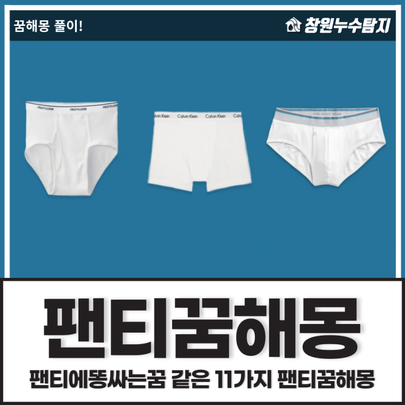 팬티꿈, 팬티에똥싸는꿈 같은 11가지 팬티꿈해몽 풀이