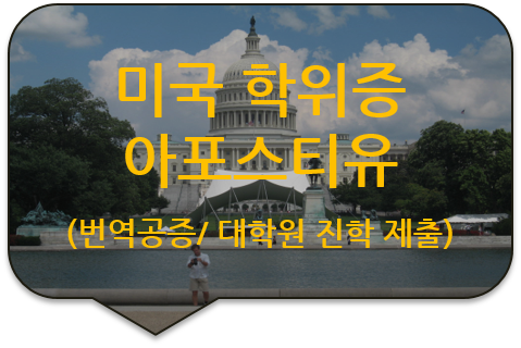 미국 펜실바니아 주립 대학교 성적증명서와 졸업증명서(학위증) '아포스티유' 대행 [광진/송파/강동/잠실]