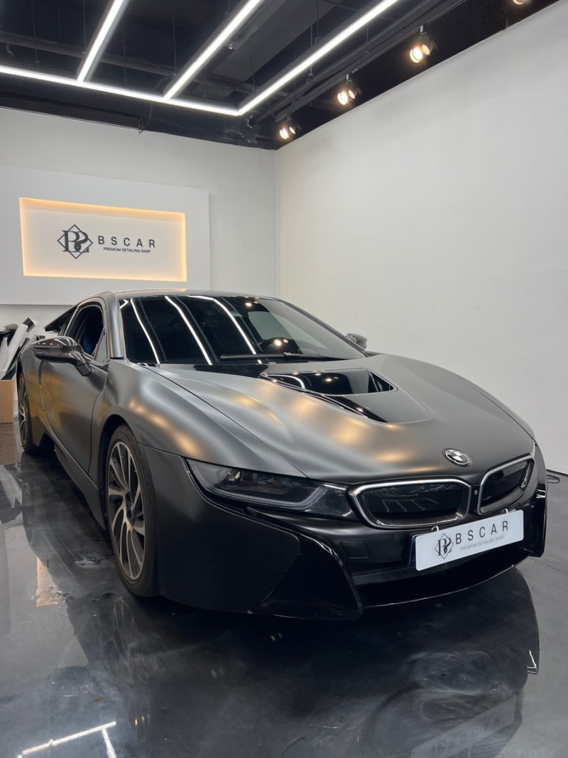 인천 계양구 / 전체랩핑 사틴블랙 / BMW / i8