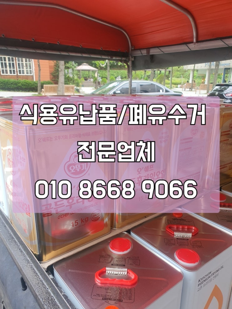  화성 동탄 폐유 수거, 서울 경기 폐식용유 수거업체 추천!