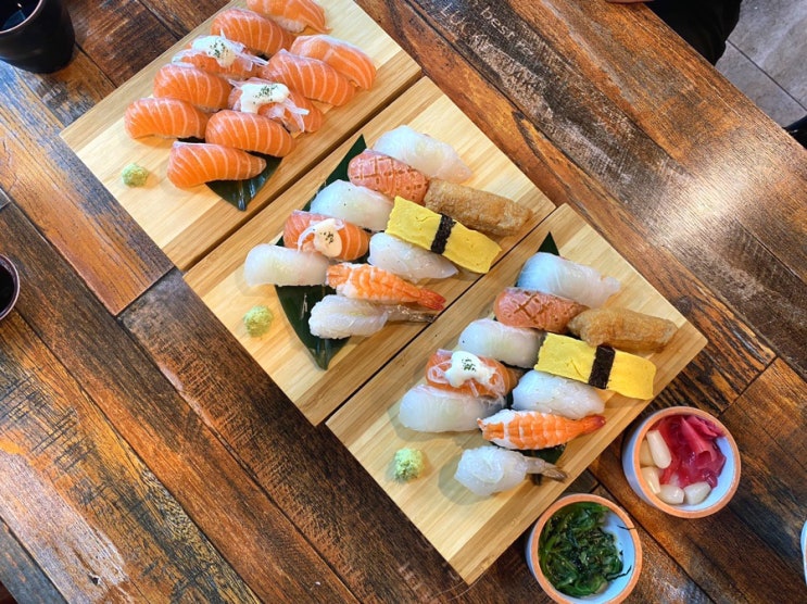  대구 신천동 맛집 스시나루 초밥 과 덮밥 먹었어요