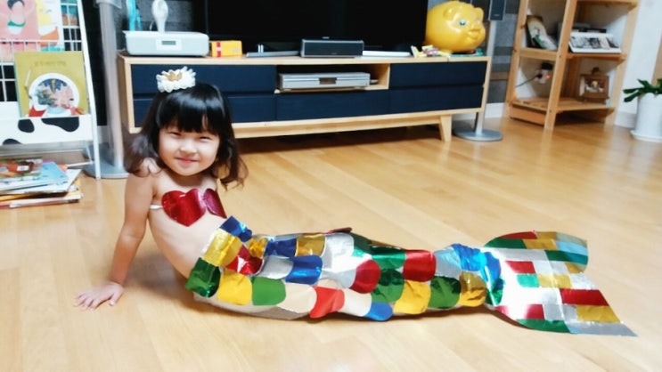  [엄마표 놀이] 울딸!  인어공주 만들기 프로젝트ㅎㅎ