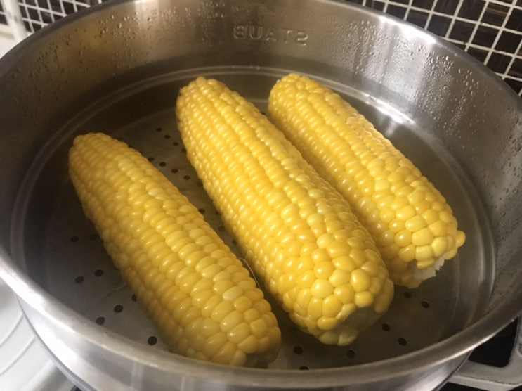  초당옥수수 삶기