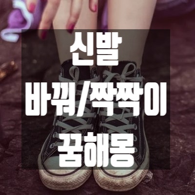 신발 선택하는 꿈이나 신발 짝짝이 꿈해몽